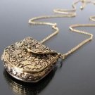 Retro Alice Little Locket Pill Poppin' Purse Necklace