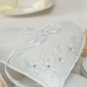 Floral Fantasy Heart Shaped Ring Pillow