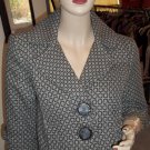 INCREDIBLY CHIC DKNY VINTAGE INSPIRED CROP JACKET - L