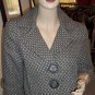 INCREDIBLY CHIC DKNY VINTAGE INSPIRED CROP JACKET - L