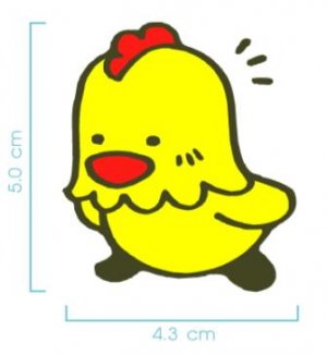 Yellow chicken  iron patch