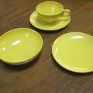 25 pieces of Yellow/Harvest Gold Melamine Melmac