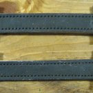 2 leather trunk handles and ends