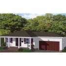 Home Plan one story 452-01