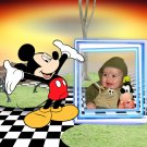 Baby Boy with Mickey Photomontage