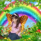Girl Butterfly Photomontage