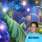 Fireworks in NY Photomontage