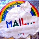 RAINBOW MAIL KEY RACK--New!
