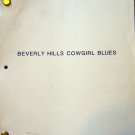 BEVERLY HILLS COWGIRL BLUES--Original TV Movie Script 1985