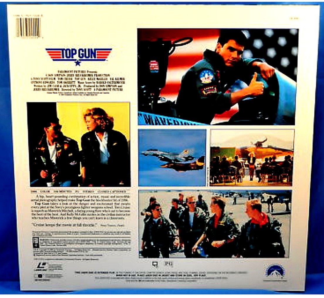 TOP GUN Laserdisc 1986 Sealed!! Tom Cruise At His Hottest!