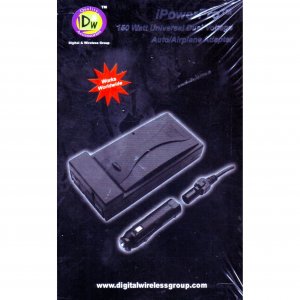 iPowerPro 150 Watt UltraSlim Universal/Auto/Airplane Adapter/Inverter--Sealed!