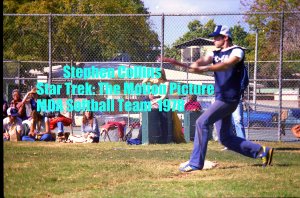 'STAR TREK: THE MOTION PICTURE' CANDID MDA SOFTBALL GAME  4x6--1978!! STEPHEN COLLINS! #2