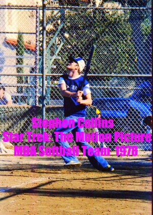 'STAR TREK: THE MOTION PICTURE' CANDID MDA SOFTBALL GAME  4x6--1978!! STEPHEN COLLINS! #7
