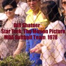 'STAR TREK: THE MOTION PICTURE' CANDID MDA SOFTBALL GAME SHOTS--1978!!  4x6   BILL SHATNER! #15