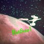 STAR TREK Original Film Slide AND Color 5x7 Pic #90 1968--Orbiting Enterprise