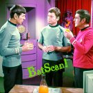 STAR TREK Original Film Slide AND Color 5x7 Pic #91 1968--Spock, Bones & Scotty!