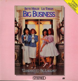 BIG BUSINESS Laser Disc (1988)...Like New...Lily Tomlin, Bette Midler--Twice!