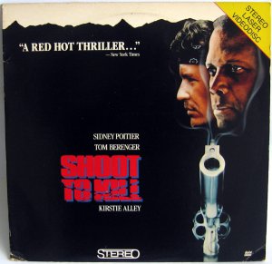 SHOOT TO KILL Laser Disc (1988)...Like New...Kirstie Alley, Tom Berenger, Sidney Poitier