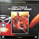 STAR TREK II: THE WRATH OF KHAN Laser Disc (1982)...Like New...Shatner, Nimoy, Montalban!!!