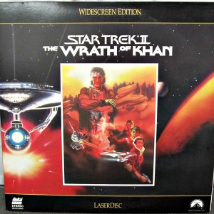STAR TREK II: THE WRATH OF KHAN Laser Disc (1982)...Like New...Shatner, Nimoy, Montalban!!!