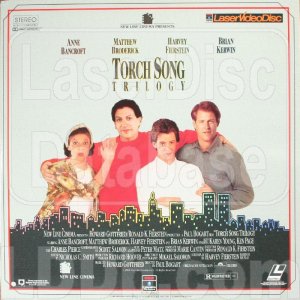 TORCH SONG TRILOGY Laser Disc (1988)...Like New! 2-Disc Set.  Anne Bancroft, Matthew Broderick