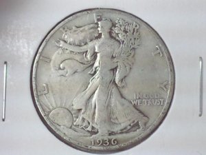 1936-D WALKING LIBERTY HALF DOLLAR