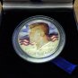 1968-D COLORIZED KENNEDY HALF DOLLAR IN CASE