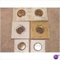 wheat readable upside down & 1907 indian lot of 6