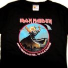 Iron Maiden Bring Daughter Girly T-shirt Size Small