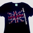 Beatles UK Invasion Girly T-shirt Size Large