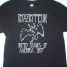 Led Zeppelin 77 Tour Girl T-shirt Size Large Led Zeppelin 77 Tour Girl T-shirt Size Large