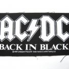 AC/DC Back In Black Sew On Patch