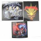 Rock Heavy Metal Sticker Set Motorhead, Metallica Pantera