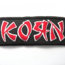 Korn Red Logo Patch