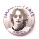 John Lennon Imagine Button Pin