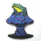 Frog on Mushroom Patch