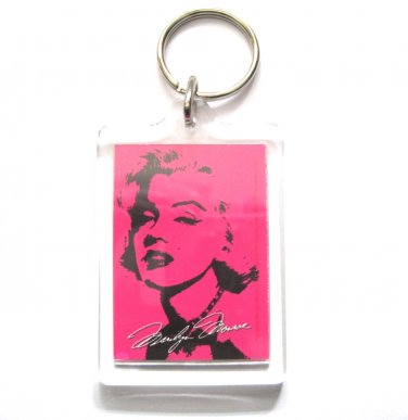 Marilyn Monroe Pink Key Chain
