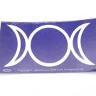 Triple Moon Sticker Triple Moon Sticker