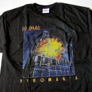 Def Leppard Pyromania Black T-shirt Size Medium Def Leppard Pyromania Black T-shirt Size Medium