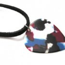 Guitar Pick Black Suede Choker Necklace
