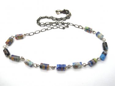 Millefiore Beaded Necklace