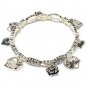 Mom Hearts Roses Bracelet