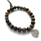 Tiger Eye Chinese Lucky Coin Stretch Bracelet Tiger Eye Chinese Lucky Coin Stretch Bracelet
