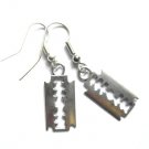 Razor Blade Rock Dangle Earrings