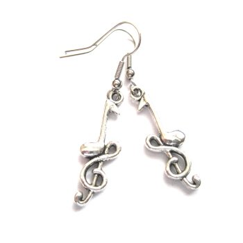 Music Note Rock Earrings