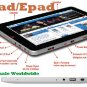 Epad/Apad 8 Inches Touch Screen MID Tablet PC WiFi Android 1.7