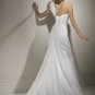 one shoulder swarovski crystals wedding dress 2011 EC10