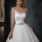 fashion tulle one shoulder rhinestone designer wedding dresses 2011 EC19