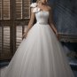 fashion tulle one shoulder rhinestone designer wedding dresses 2011 EC19