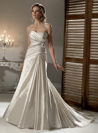 rhinestone bridal wedding dress 2011 EC42
